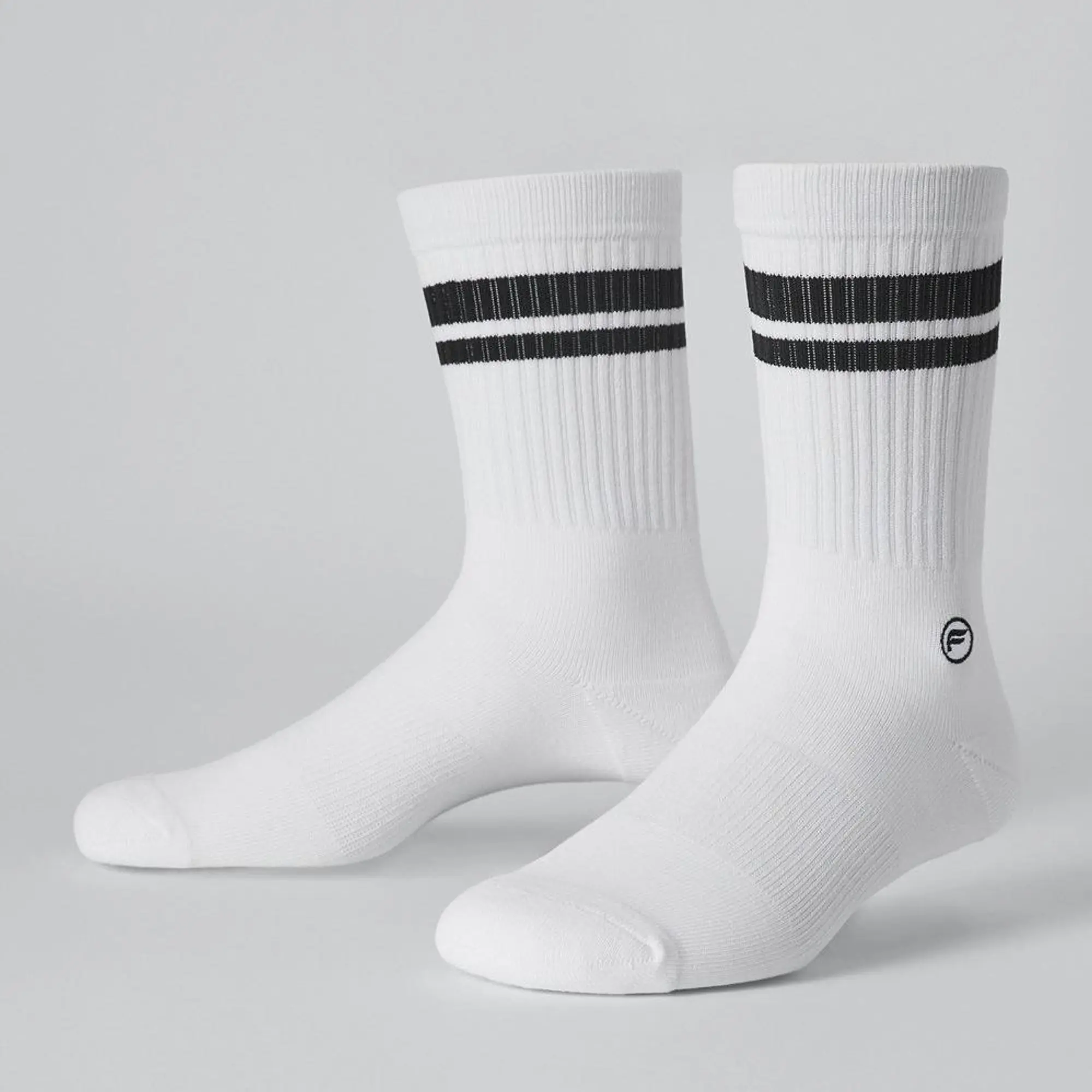 Fabletics Unisex Cotton Basic Crew Socks - All Seasons, Casual, Fashion Menswear Sporty Socks for Daily Wear