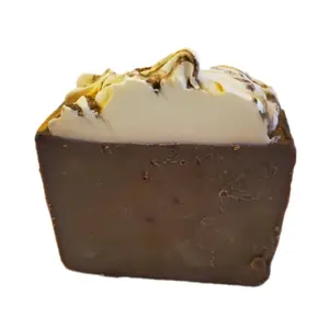 Hot Chocolate Soap with Rich Chocolate Base and Creamy Top for Luxurious Bathing Experience