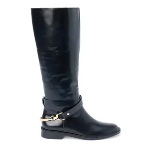 Matisse Womens Richmond Riding Casual Boots Knee High Low Heel 1-2" - Black