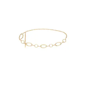 Ettika Multi-ring Chain Belt in Gold