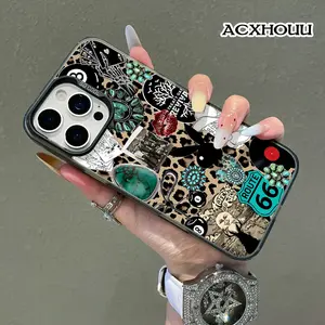 Softcase for iPhone 17 16 E Pro Max 15 Plus 14 13 12 11 XS XR Treaty Oak Turquoise Coquette Pastel Design Shockproof Lightweight Protective Case