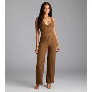 Make A Statement Strappy Open Back Jumpsuit Make A Statement Strappy Open Back Jumpsuit