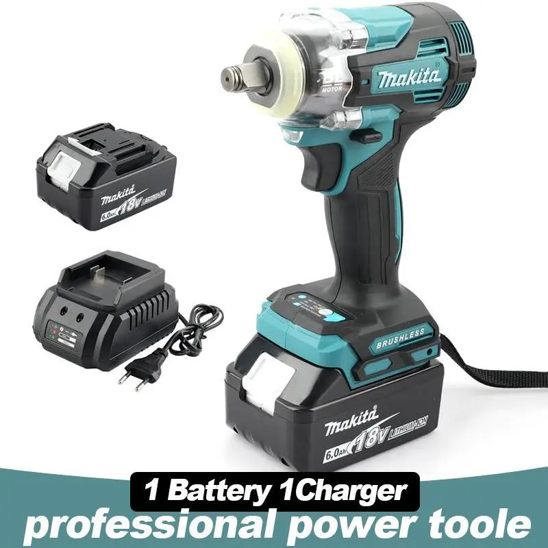 2025 New Makita TW004G Rechargable Drill Driver With battery Screwdriver Machine Brushless Electric Li-ion XGT Cordless Impact