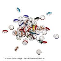 #136 (500PCS 8MM) Silver Mix YH184012 