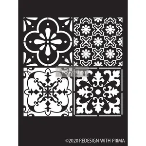 Redesign With Prima Decor Stencils® - Coastal Tile - 9"x13.5", 0.8mm thickness 655350650612