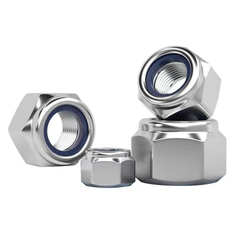 M6-1.0mm Locknuts, 90 count 304 (A2-70) Stainless Steel Nylon Insert Lock Nuts,Standard Metric Thread Nylock Nuts