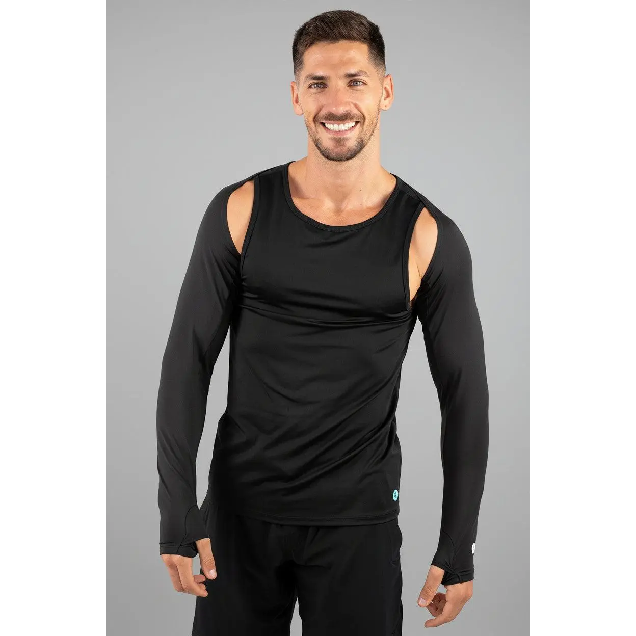 Men's Larix Shoulder Sleeves | Black Men's Larix Shoulder Sleeves | Black