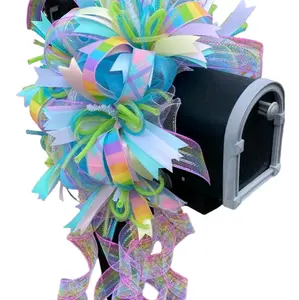 easter mailbox swag handmade Colorful Durable Decoration