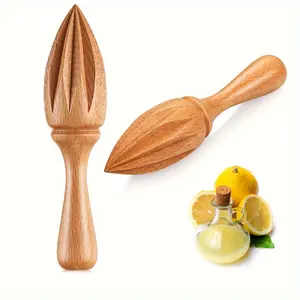 Wooden Lemon Squeezer, 1 Count Manual Lemon Juicer, Fruit & Vegetable Juicer, Kitchen Fruit & Vegetable Juicing Tool, Kitchen Utensils & Gadgets