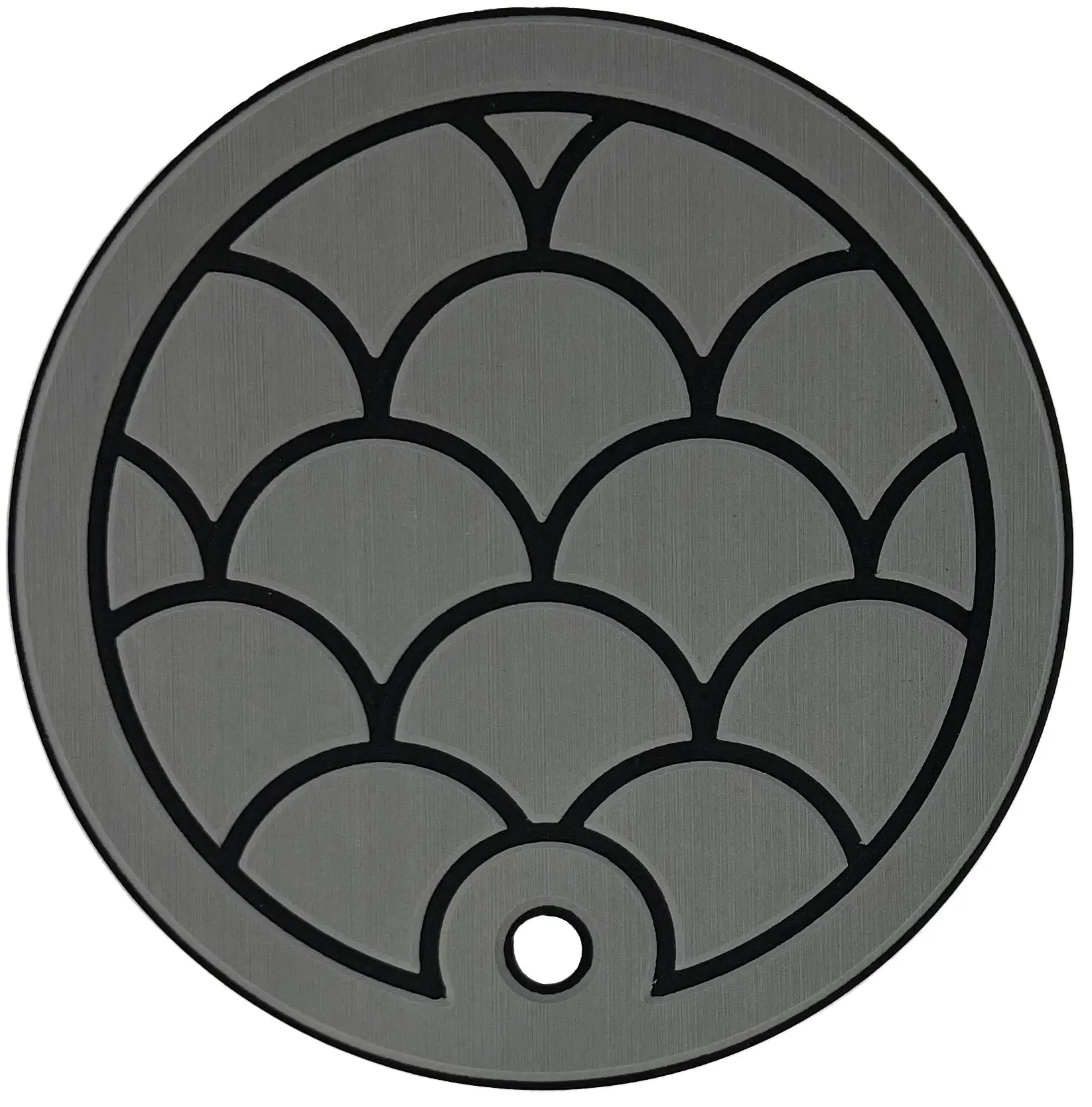 Deck Pad for YETI LoadOut 5 Gallon Bucket - Fish Scales