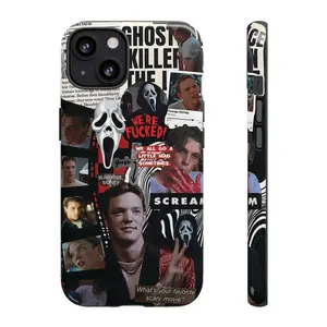 Billy L00mis Ghostface Horror Themed Phone Case Premium Matte Texture, Protection, Shockproof,  Anti-Fingerprint For IPhone 17-12, Pro Max, Pro Plus, and Samsung S25-22 Protection Safety