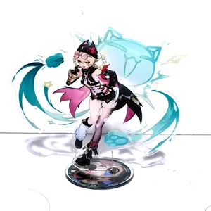 Anime Genshin Impact Figure VARKA ZIBAI Acrylic Stand Model Plate 1pc Desk Decor Standing Sign Game Fans Gift