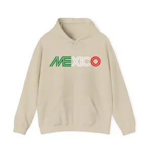 Mexico Design Unisex Hoodie - Traditional Mexican Pattern Sweatshirt, Cinco de Mayo Gift, Aztec Print Pullover, Latin American Hoody, Ethnic