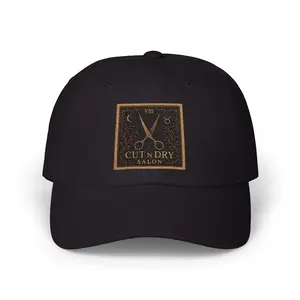 Cut N Dry Salon Cap Classic Dad Cap | Embroidered Barber Hat