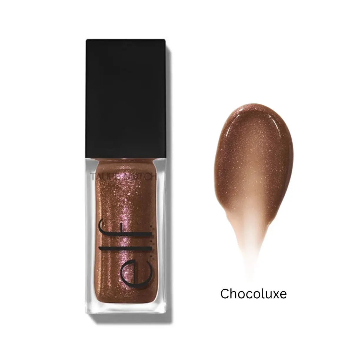 e.l.f. Glow Reviver Lip Oil Glimmer- CHOCOLUXE- 0.25 Ounce