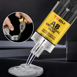 Transparent Epoxy Resin, AB Universal Adhesive, High-Strength Bonding Agent, Ideal for DIY Projects & Craft Supplies