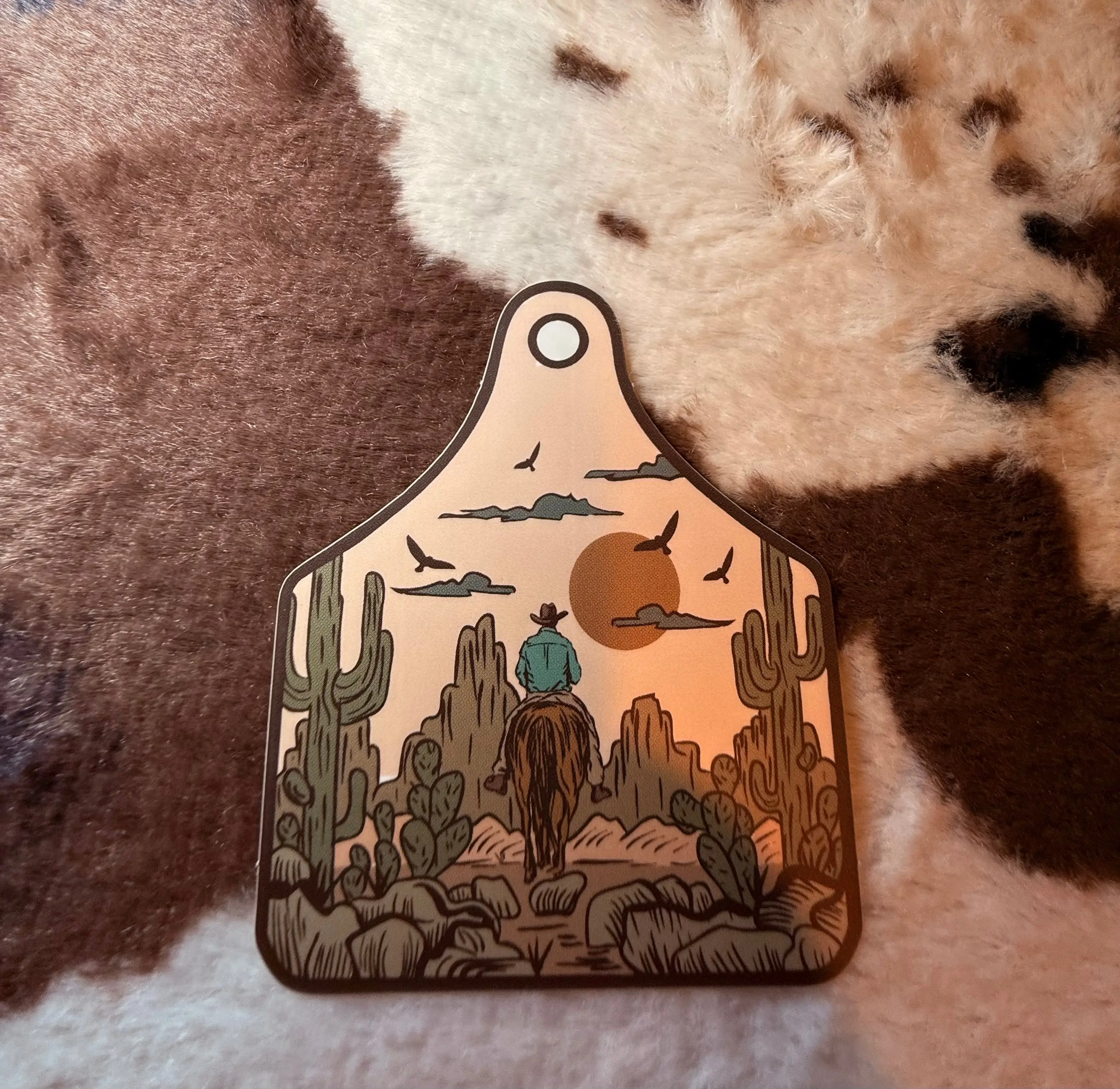 Desert Sunset Tag