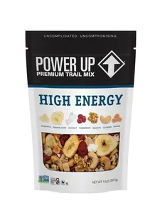 Power Up Premium Trail Mix - High Energy 14oz, Gluten Free, Vegan, Non-GMO