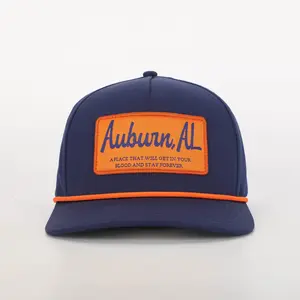 Auburn, AL Patch Hat with Rope