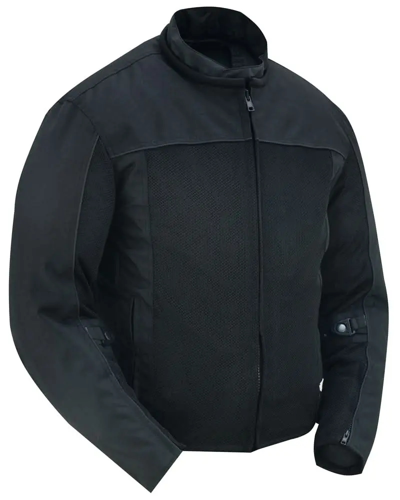 RENEGADE CLASSICS Drift Men's Mesh Motorcycle Jacket with Dual Removable Liners, Protective Armor, Stretch Panels & Pockets, Tops, Menswear, Coats, Belt, Reflective, Long Sleeve, Riding, Mesh Fabric, Armor Panels, Longsleeves, Reflective Strip
