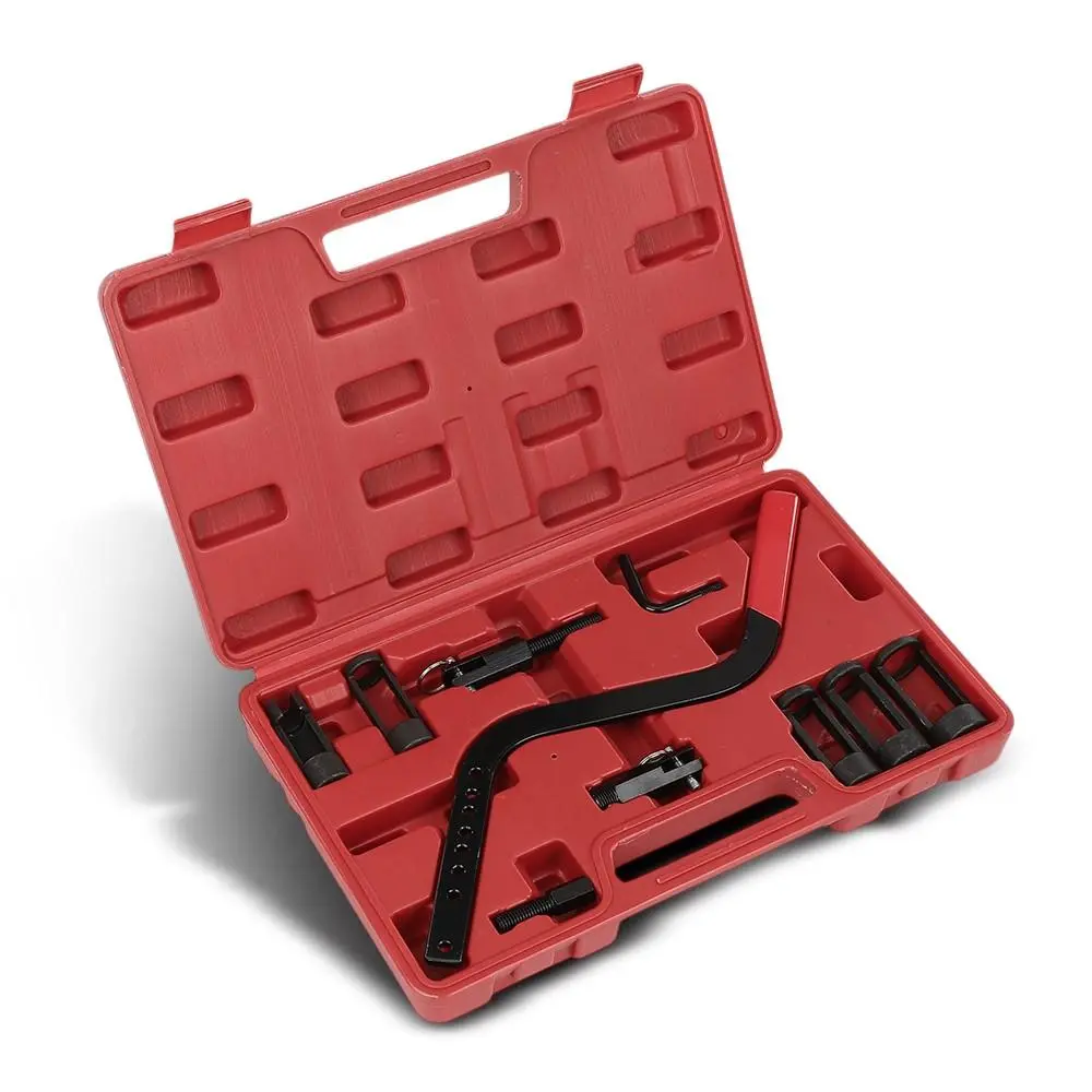 G-PLUS Motor Interior Valve Spring Compressor Kit Remover & Installer Disassembling Tool w/Tool Box