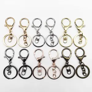 keychain, metal keychain, beadable keychain