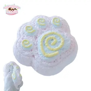 [WenQing Taba Squishy] Handmade taba squishies/cat claw squishy toys full silicone reborn squishy, fidget toys, taba squishy, cat claw squishy 195g, Gifts for Girls & Boys Cloud Slime