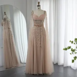 Exquisite 2025 Dubai Evening Gowns: Opulent Blue Ombre Tiered Ruffle Ballroom Dresses for Women's Weddings, Proms, and Parties