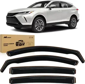 Nilight Vent Window Visors for Toyota Venza 2021 2022 2023 2024 2025, in-Channel Rain Guards, Original Window Deflectors-4PCS Car Cover Vehicle dealsforyoudays