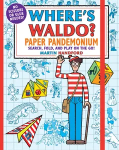 USED-Where's Waldo? Paper Pandemonium: (A Hidden Object Activity Book with Origami, Paper Airplanes, Finger Puppets, and Search & Find Adventures - Include by Handford, Martin (Paperback)