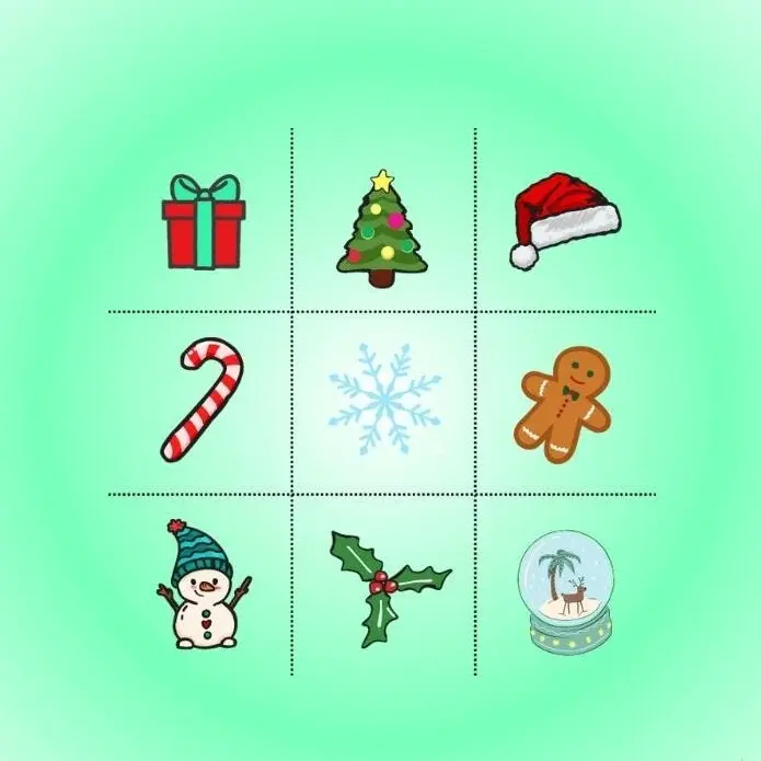 "X-mas Season Pack" Inky Inky Glow in the Dark Christmas Temporary Tattoo
