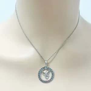 Sterling Silver 925 Elephant Oxidized Necklace Chain 16”