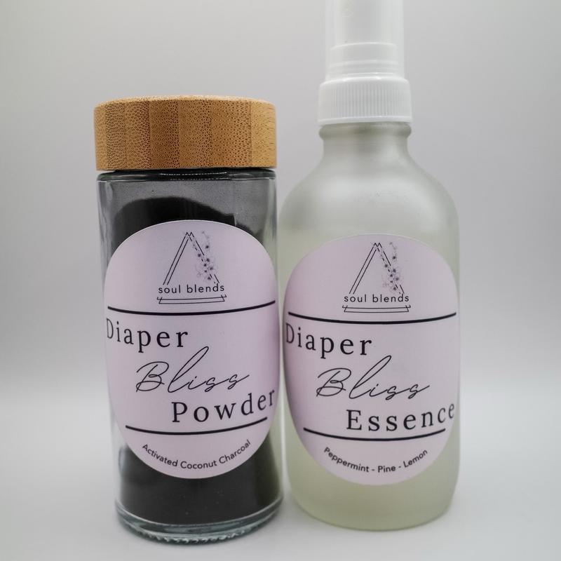 Diaper Bliss Duo - Diaper Pail Deodorizer/Disinfectant Freshener