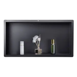 Shower Niche 13 By 25 By 4 Inch Frameless Recessed Shelf Stainless Steel For Bathroom Showers Wall Mounted Niche Organizer With Waterproof Durable Brushed Finish And Easy Install Installation Included