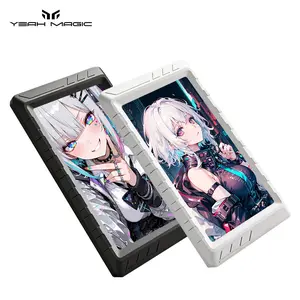 YEAH MAGIC-Comet 4.95 Inch Mini Screen,IPS Screen,Adjustable Mounting for any PC Setup, CPU Hardware Temperature Monitor Type-C Sub Screen,Mini Monitor,Secondary Screen of PC
