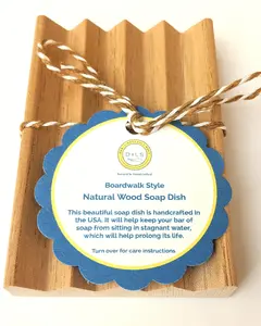 Handcrafted Wood Soap Dish