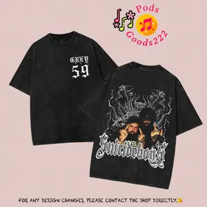 Vintage icideboys Grey Day Rap Unisex T-shirt G59 Casual Cotton Tee for Men & Women Vintage Style Crewneck Graphic Tee Shirt Seamless Clothes Streetwear