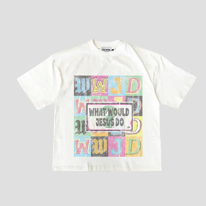 Vintage What Would Jesus Do T-shirt, God Apparel, Christian Clothing