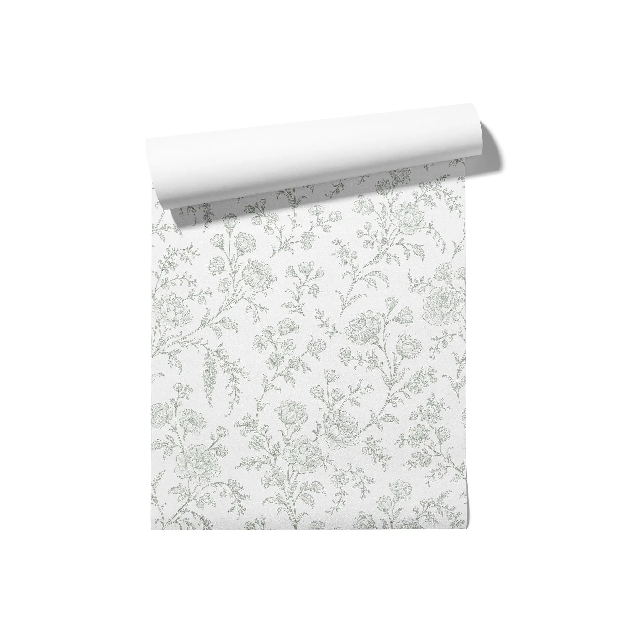 The Chelsea Green Peel and Stick Pre-Glued Wallpaper, Quick Renovation Option for Nursery Decor, Offices