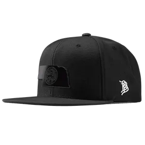 Nebraska 37 Midnight Essential Flat Snapback