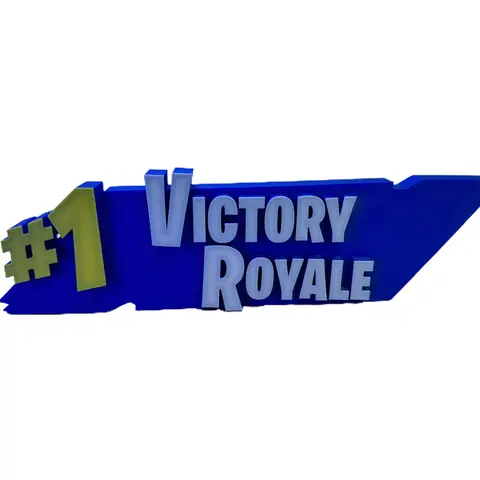 MASSIVE! Fort Victory Royale inspired - Medallion Co. - Game Hero Title - Gag Gift - Gift for Gamers - Fort Victory Plate