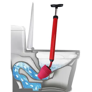 Toilet Plunger, High-Pressure Drain Unclogger for Toilets & Sinks, Powerful Air Pressure Toilet Plunger