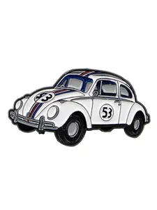 Vintage Car Pin Brooch and Badge Clip, Unisex Casual Accessories for Bags and Clothing, Daily Wear Fashion Pins