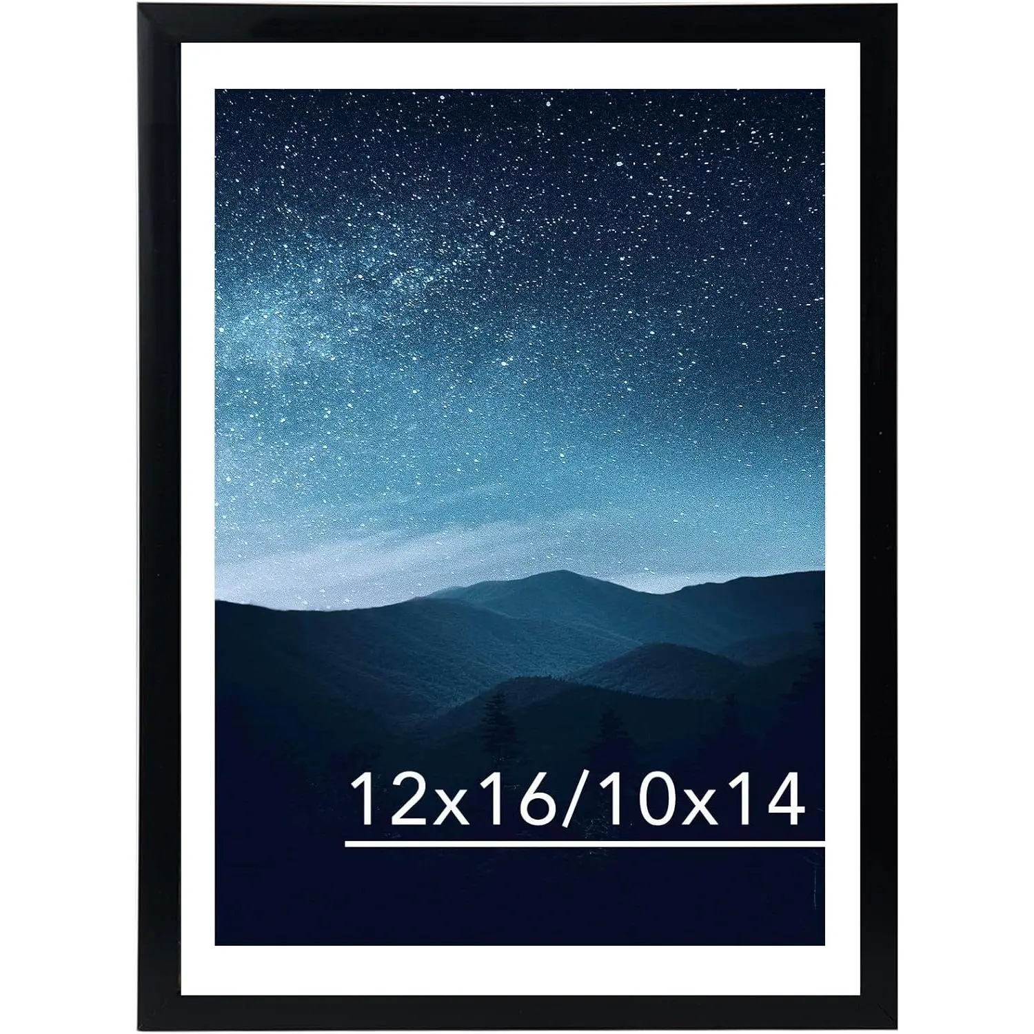 12x16 picture frame black with 10x14 mat for 30 x 40cm diamond painting art display photo 10x14 with mat or 12 x 16 without mat wall hanging large diamond painting frames with plexiglass black