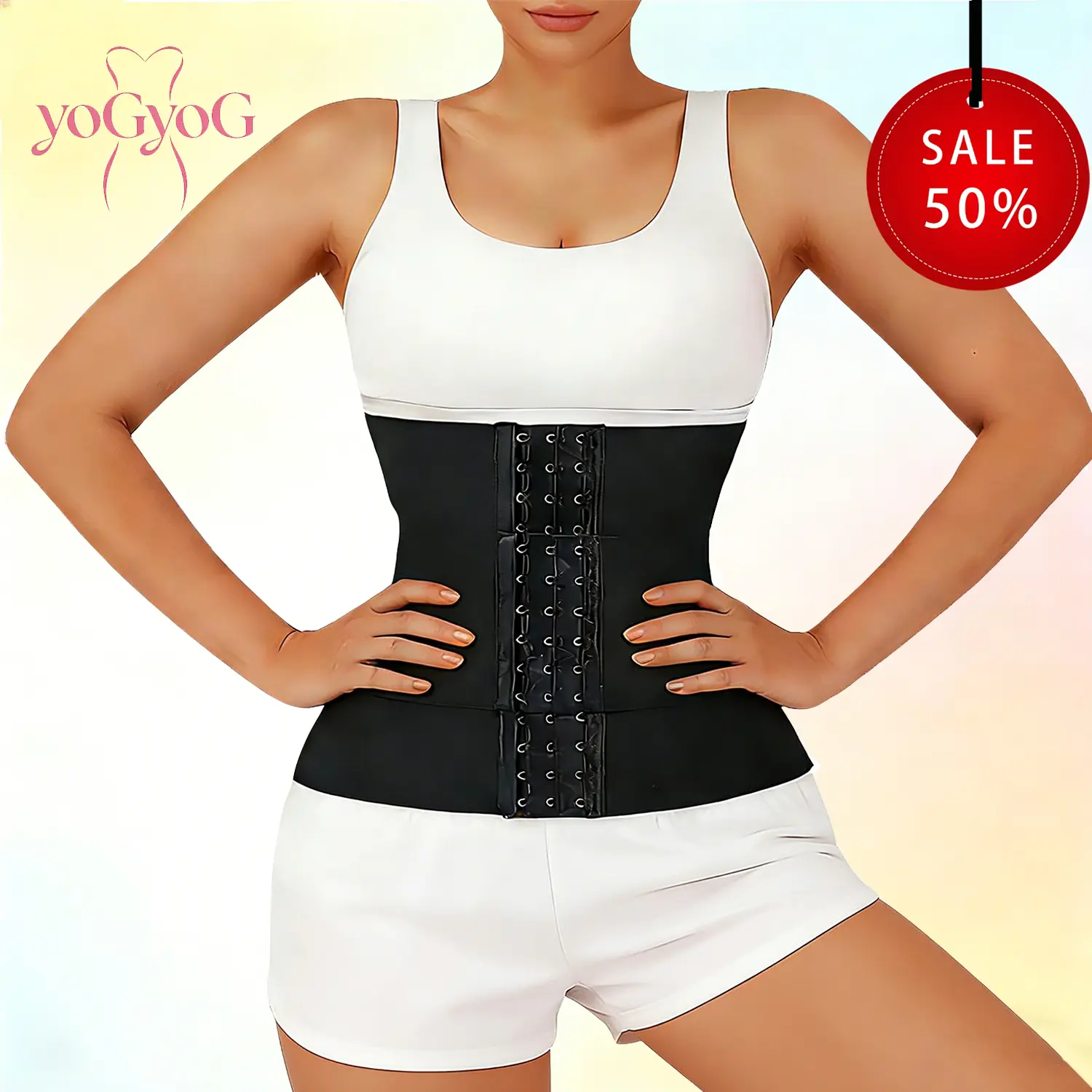 Women's 2-in-1 Boned Faja Body Shaper - Adjustable Waist Training Cincher, Tummy Control, Abdominal Compression, Belly Shaping, Body Contouring, Slimming Shapewear Belt for Womenswear, Abdominal Compression Shapewear Belts, Belly Shaping Shapewear Belts