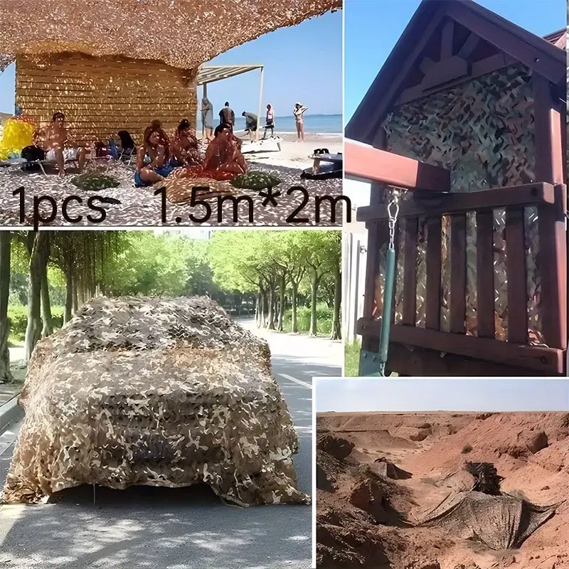 Advanced Textured Camouflage Net, Durable Large Roll Coverage, Ideal for Camping, Umbrellas, Party Decor, Outdoor Enthusiasts, Christmas, Halloween Props