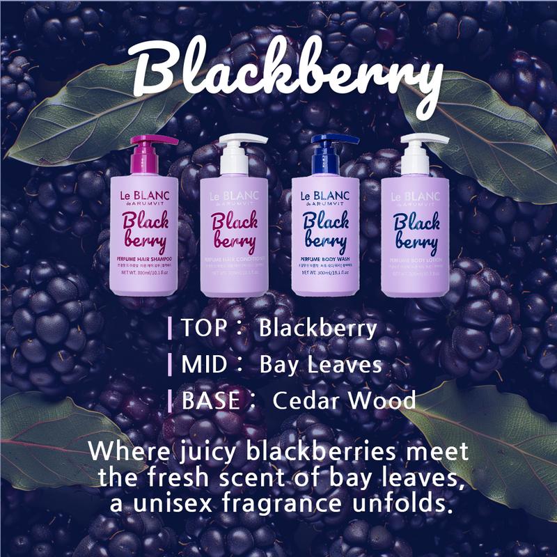 Le BLANC-Blackberry PERFUME HAIR SHAMPOO | 300ml / 10.1 fl.oz