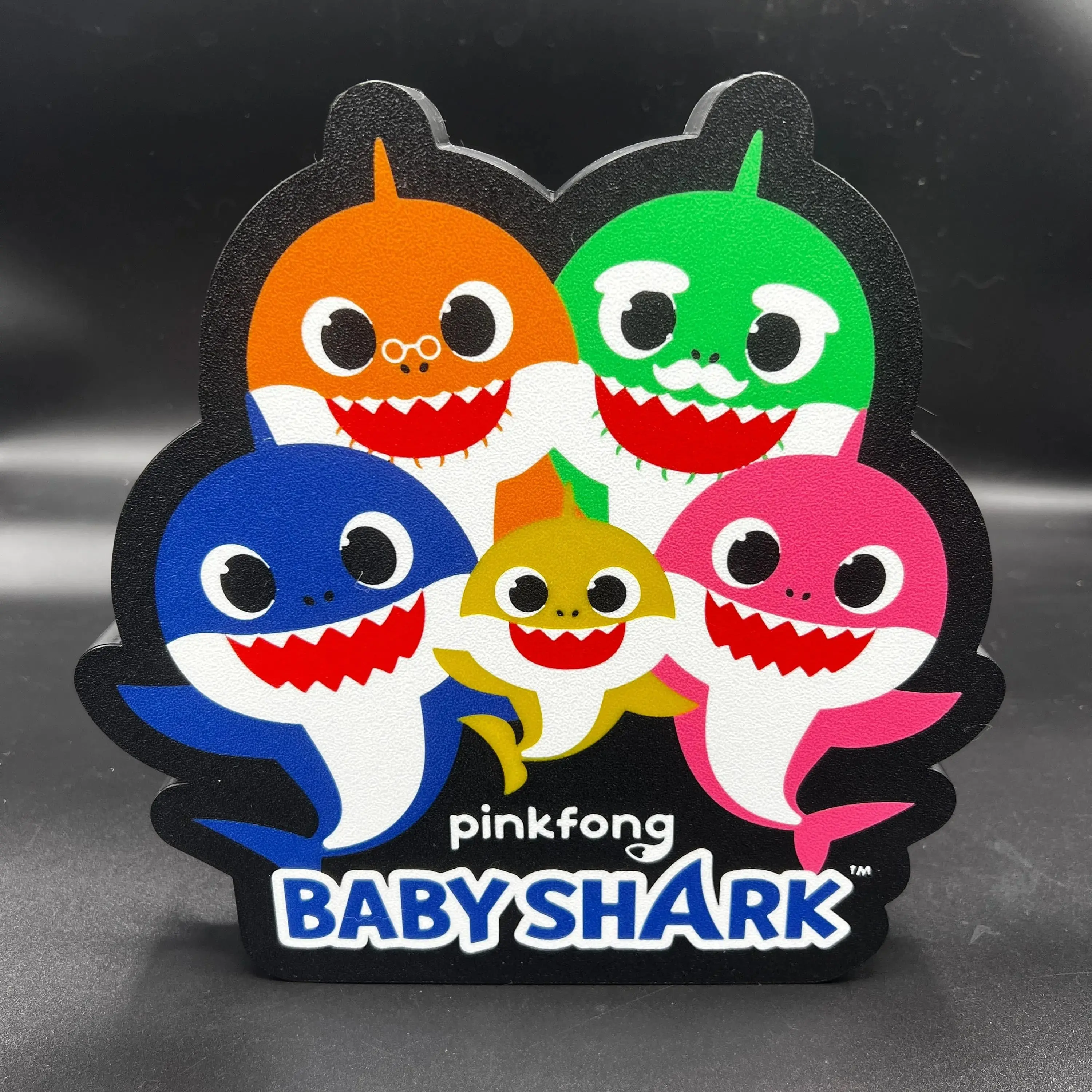 Babyshark Custom Name Light Box - USB Powered LED Strip! - Babyshark gift - Babyshark room decor - baby shark night light