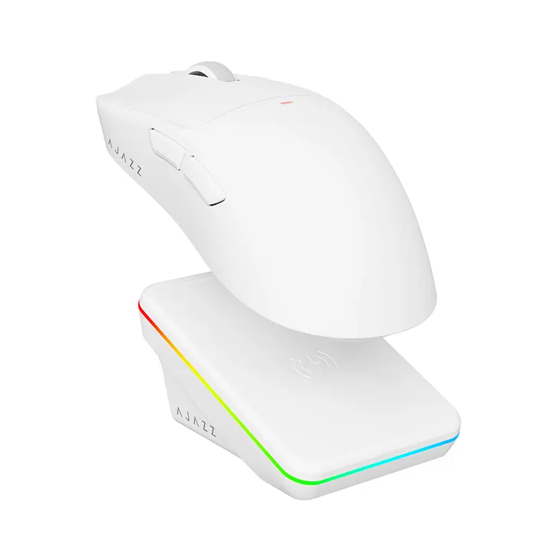 AJAZZ AJ200P NL AI MC All-in-One AI Gaming Mouse, Magnetic Wireless Charging Dock,Gaming AI Functions,Support 93 Languages Real-Time Translation, NearLink 3-Mode Wireless Connection