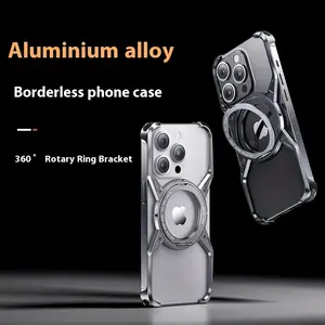 Aluminum Alloy Robotic Arm Enclosure Silver X-Shaped Protective Cover for Multiple Models